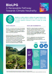 BioLPG: A Renewable Pathway Towards Climate Neutrality